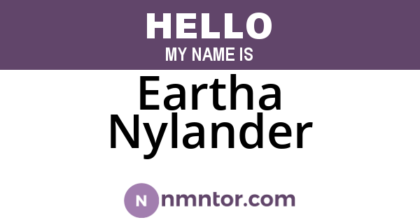 Eartha Nylander