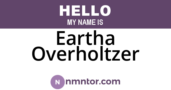 Eartha Overholtzer