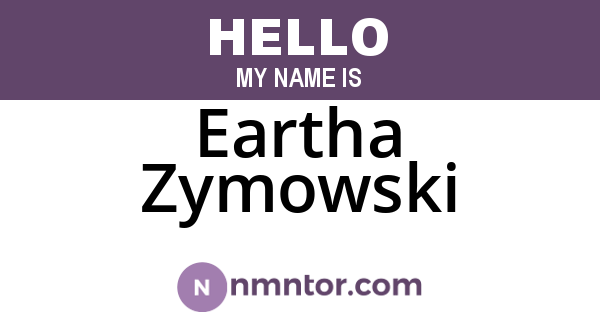 Eartha Zymowski