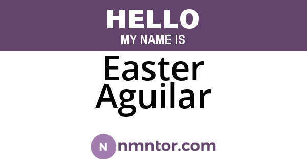 Easter Aguilar