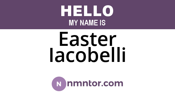 Easter Iacobelli