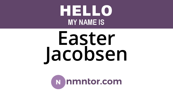 Easter Jacobsen