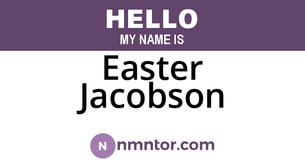 Easter Jacobson