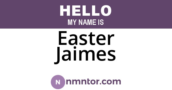 Easter Jaimes