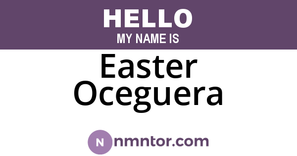 Easter Oceguera