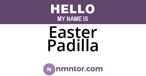 Easter Padilla