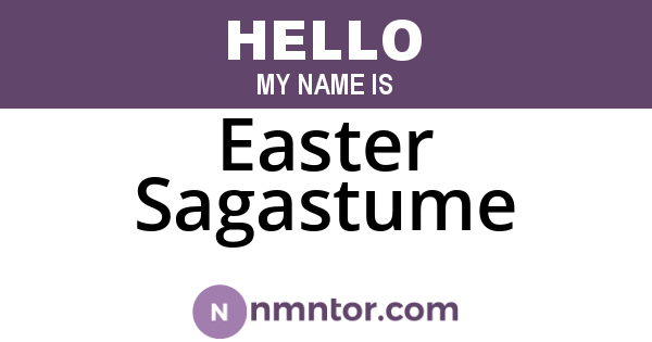 Easter Sagastume