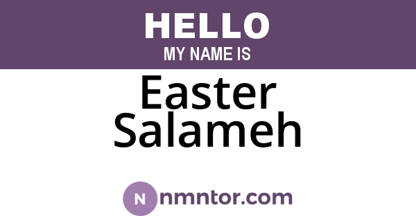Easter Salameh