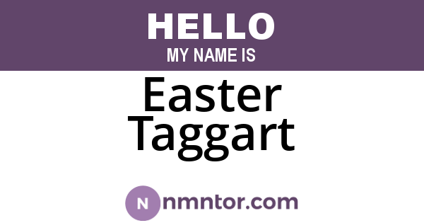 Easter Taggart