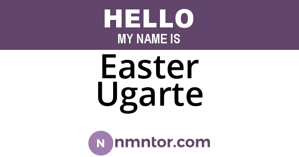 Easter Ugarte