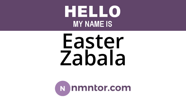 Easter Zabala