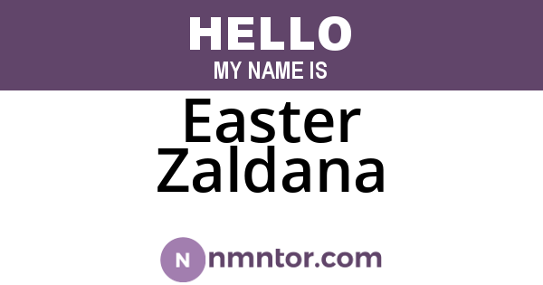 Easter Zaldana