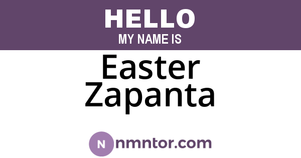 Easter Zapanta
