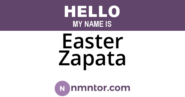 Easter Zapata
