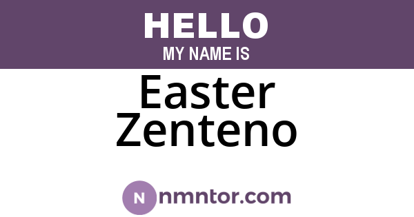 Easter Zenteno