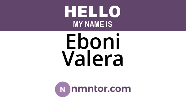 Eboni Valera