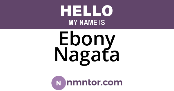 Ebony Nagata