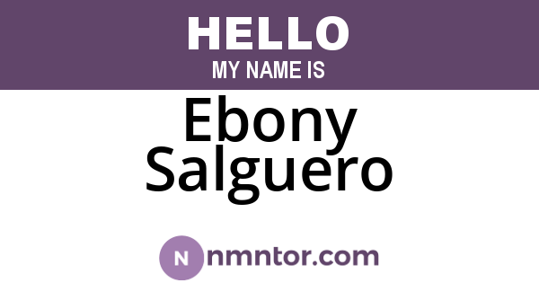 Ebony Salguero
