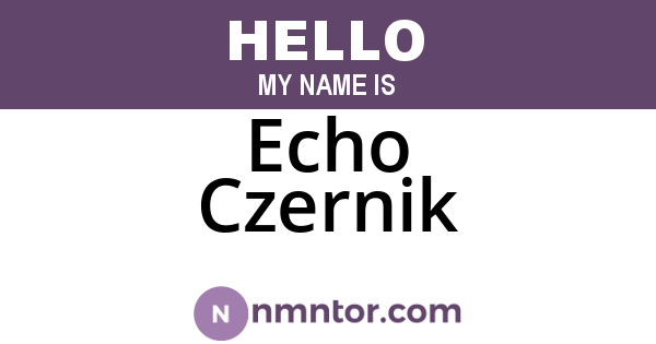 Echo Czernik