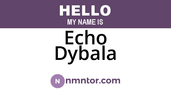 Echo Dybala