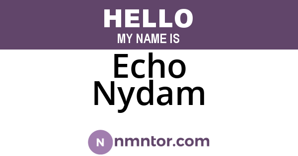 Echo Nydam