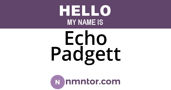 Echo Padgett