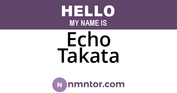 Echo Takata