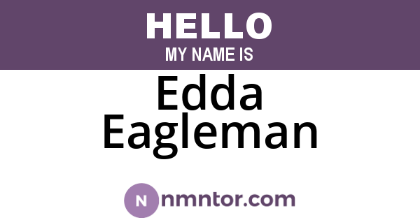 Edda Eagleman