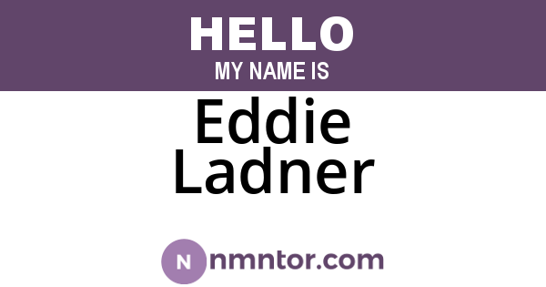 Eddie Ladner