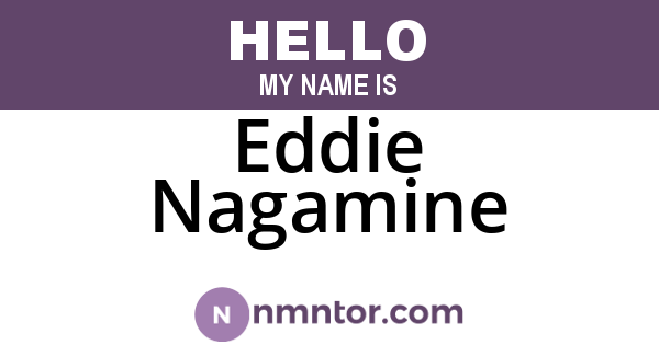 Eddie Nagamine