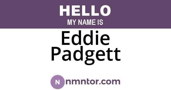 Eddie Padgett