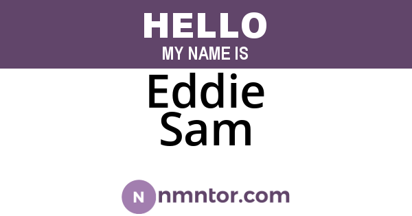 Eddie Sam