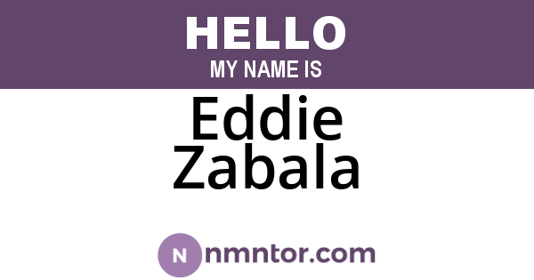 Eddie Zabala
