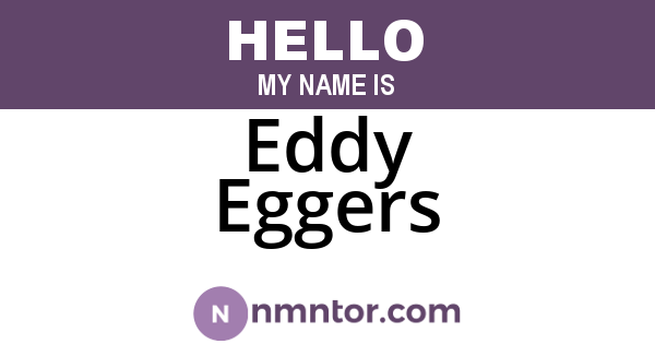 Eddy Eggers
