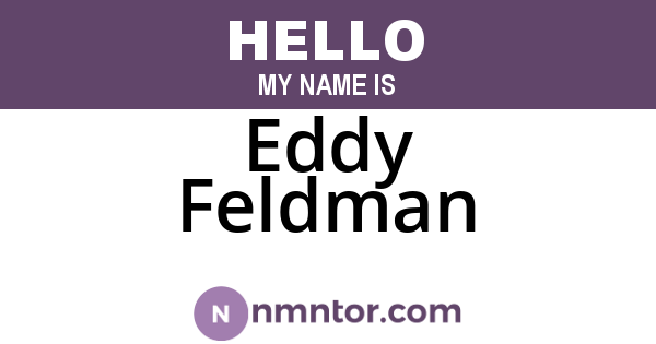 Eddy Feldman
