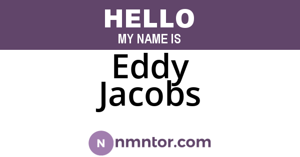 Eddy Jacobs