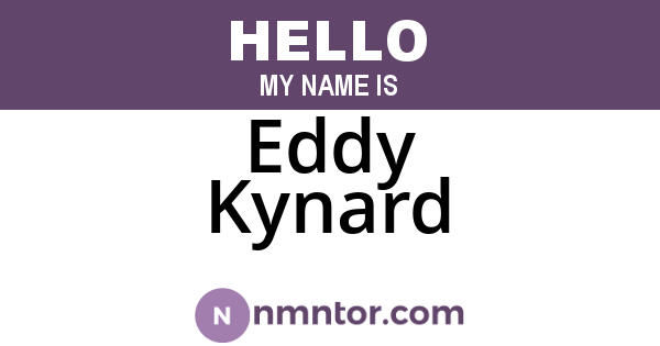 Eddy Kynard
