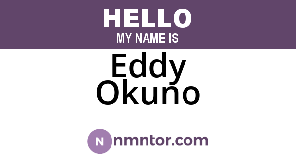 Eddy Okuno