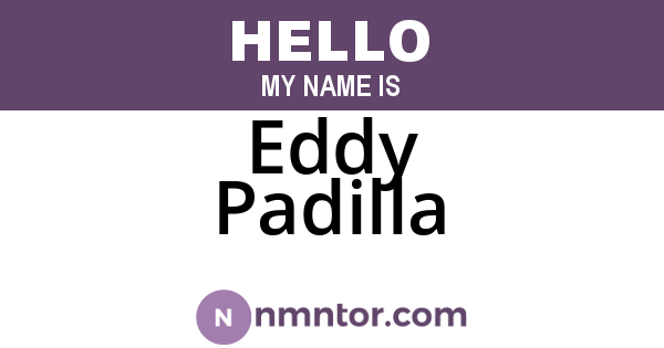 Eddy Padilla