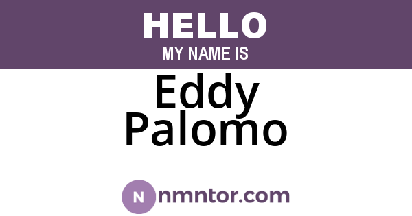 Eddy Palomo
