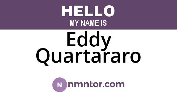 Eddy Quartararo