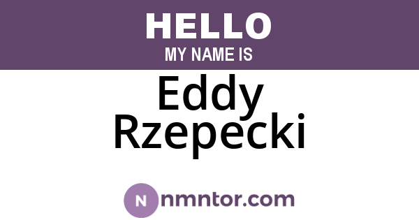 Eddy Rzepecki