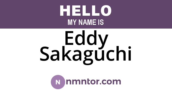 Eddy Sakaguchi