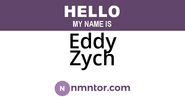 Eddy Zych