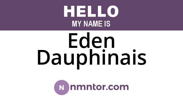 Eden Dauphinais