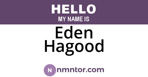 Eden Hagood