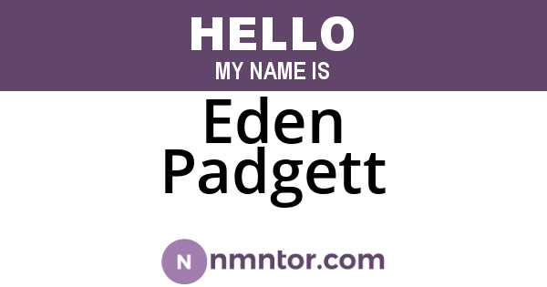 Eden Padgett