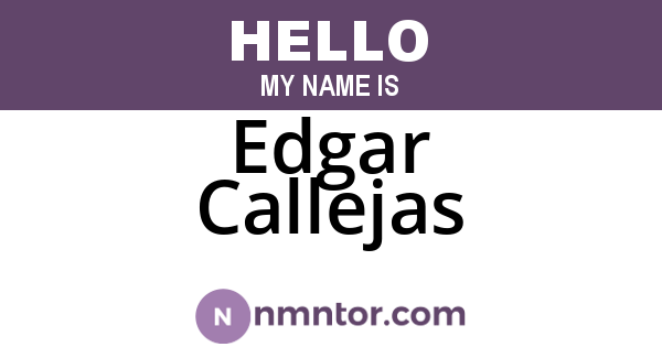 Edgar Callejas