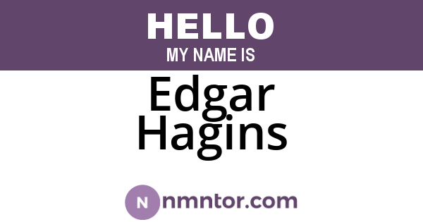 Edgar Hagins