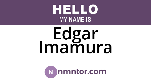 Edgar Imamura